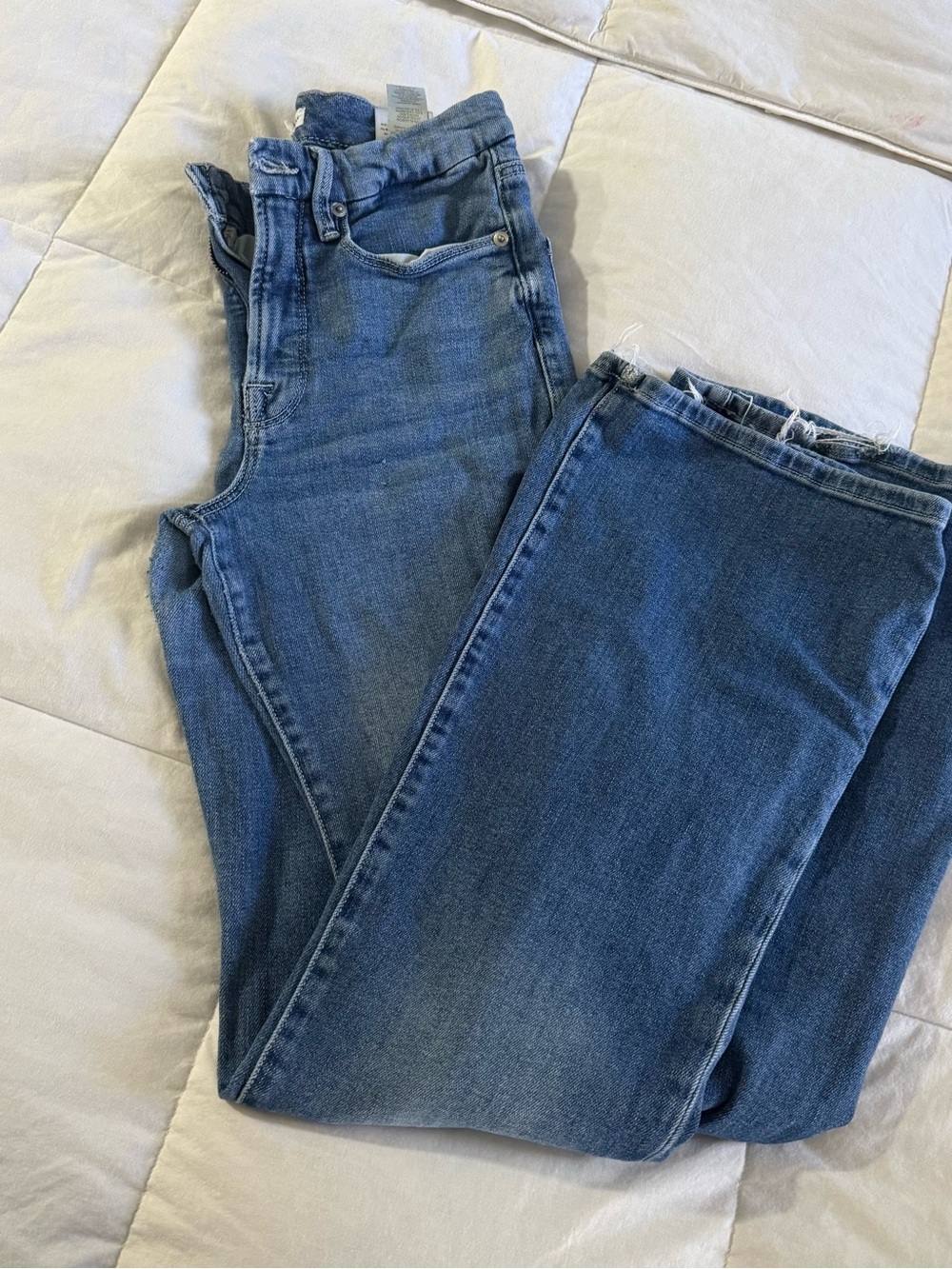 Good American High-Rise Medium Blue Jeans